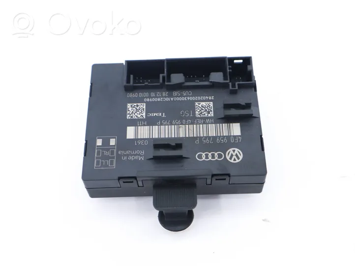 Audi A6 S6 C6 4F Oven ohjainlaite/moduuli 4F0959795P