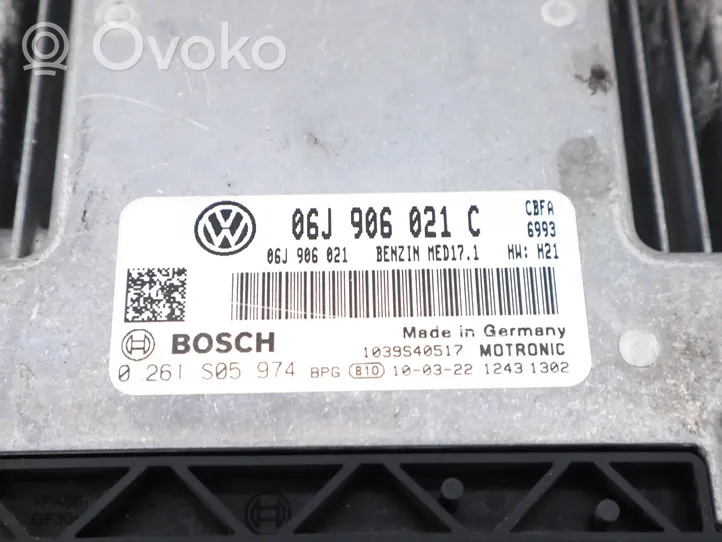 Volkswagen PASSAT CC Moottorin ohjainlaite/moduuli 06J906021C