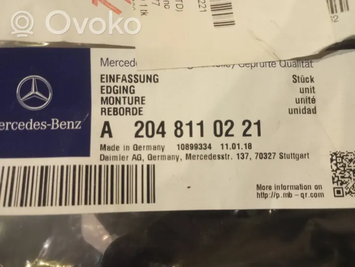 Mercedes-Benz C W204 Veidrodėlio stiklas A2048110221