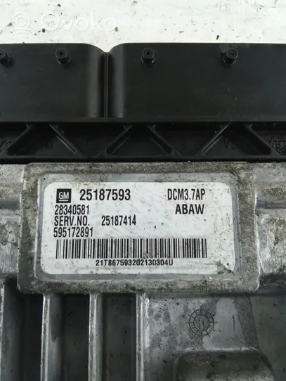 Chevrolet Orlando Sterownik / Moduł ECU 25187593