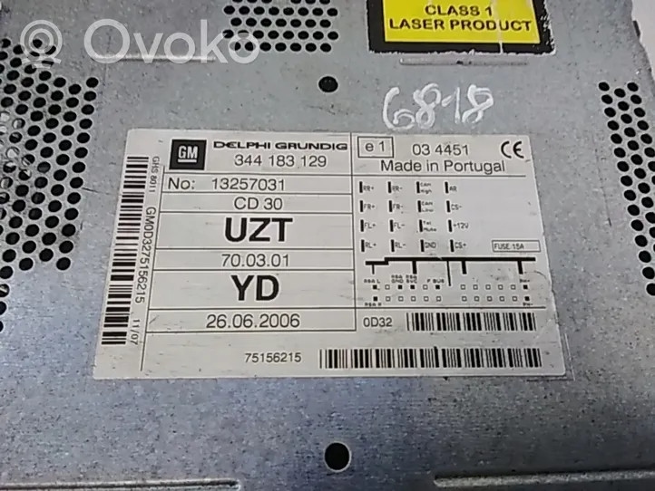 Opel Corsa D Kit système audio 13257031
