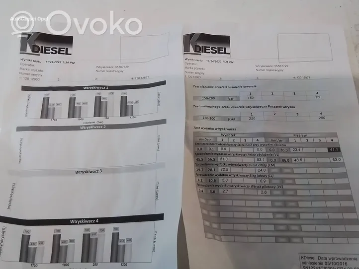 Opel Mokka Injecteur de carburant 55567729