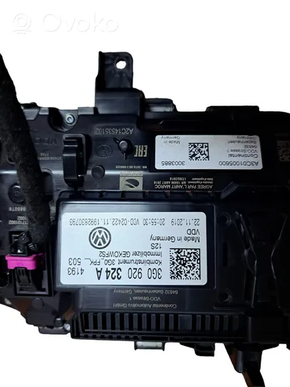 Volkswagen PASSAT B8 Tachimetro (quadro strumenti) 3G0920324A