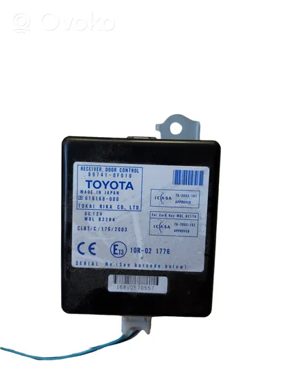 Toyota Corolla Verso E121 Kit calculateur ECU et verrouillage 896610F090