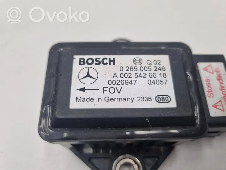Mercedes-Benz E W211 Sensore di imbardata accelerazione ESP A0025426618