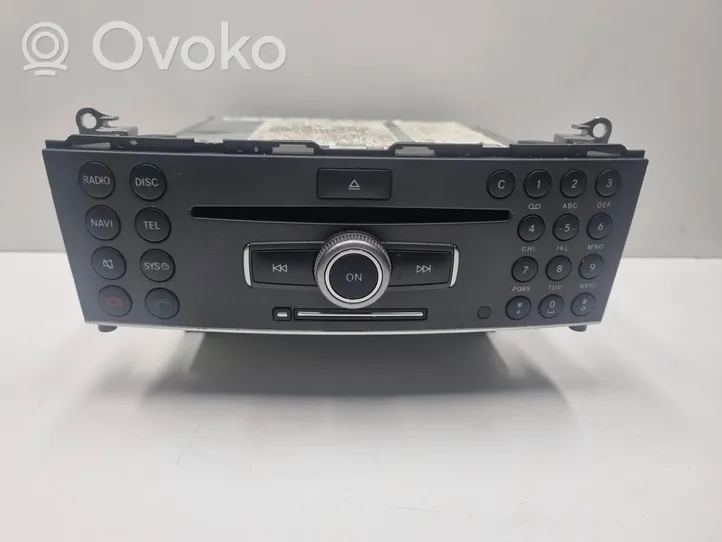 Mercedes-Benz C W204 Radio/CD/DVD/GPS-pääyksikkö A2049005903