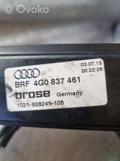 Audi A6 C7 Mécanisme de lève-vitre avec moteur 4G0837461