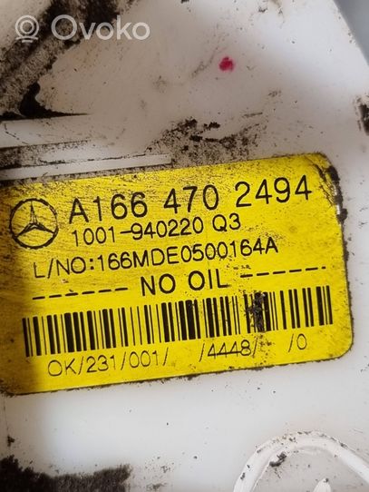 Mercedes-Benz GL X166 Polttoainesäiliön pumppu A1664702494