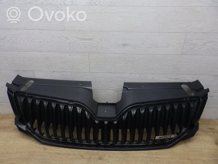 Skoda Octavia Mk3 (5E) Maskownica / Grill / Atrapa górna chłodnicy 5E0853653