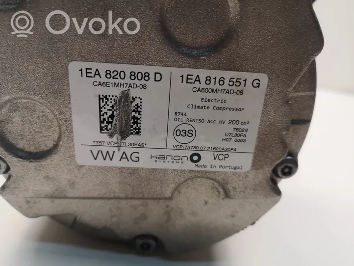 Volkswagen ID.3 Compressore aria condizionata (A/C) (pompa) 