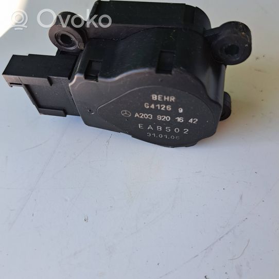 Mercedes-Benz CLS C219 Air flap motor/actuator A2038201642