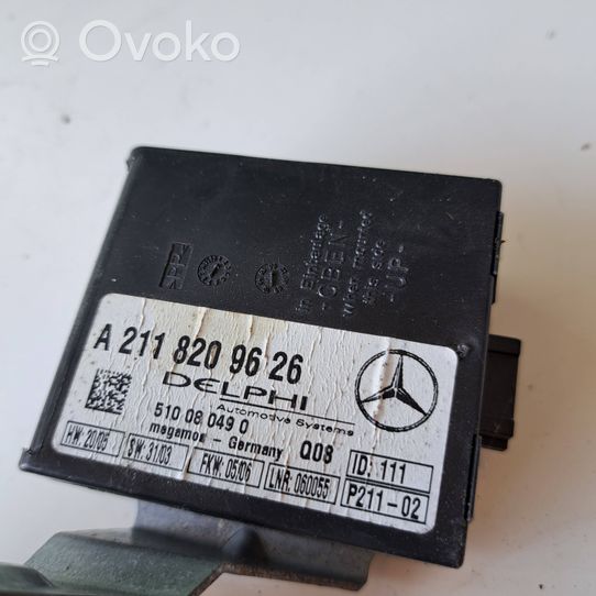 Mercedes-Benz CLS C219 Hälytyksen ohjainlaite/moduuli A2118209626