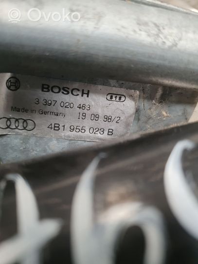 Audi A6 S6 C5 4B Mechanizm i silniczek wycieraczek szyby przedniej / czołowej 4B1955023B