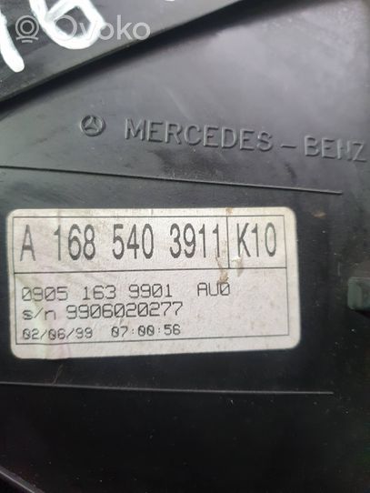 Mercedes-Benz A W168 Spidometrs (instrumentu panelī) A1685403911