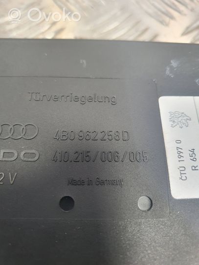 Audi A6 S6 C5 4B Moduł / Sterownik komfortu 4B0962258D