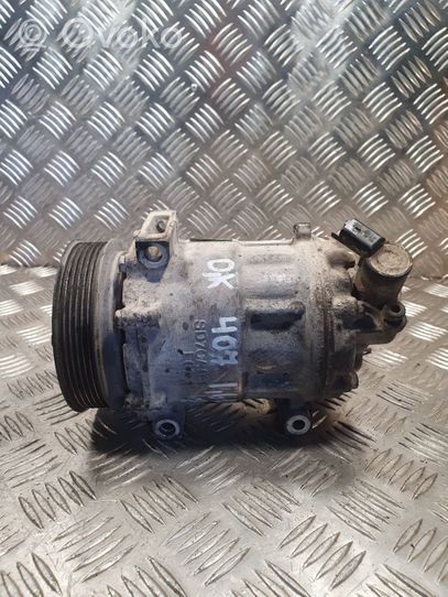 Peugeot 407 Air conditioning (A/C) compressor (pump) 9648238480