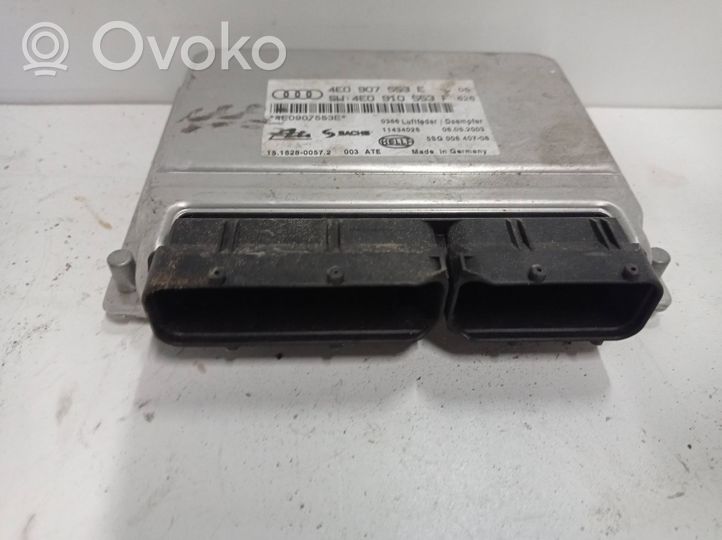 Audi A8 S8 D3 4E Jousituksen ohjainlaite/moduuli 4E0907553E