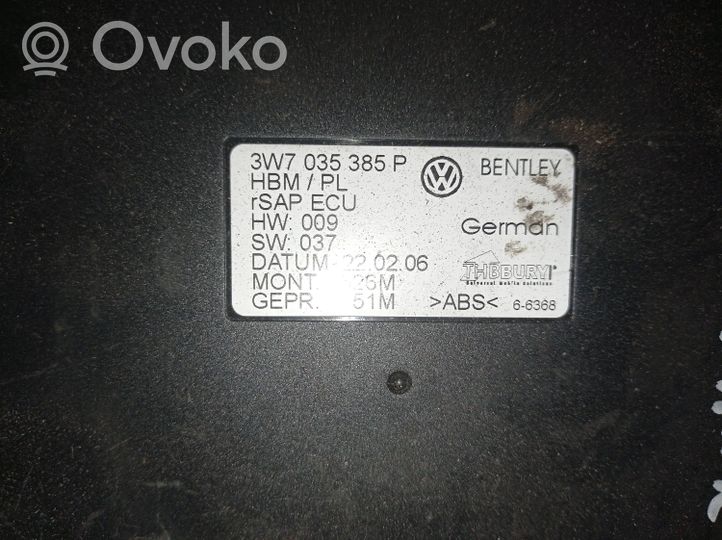 Volkswagen Phaeton Sterownik / Moduł sterujący telefonem 3W7035385P