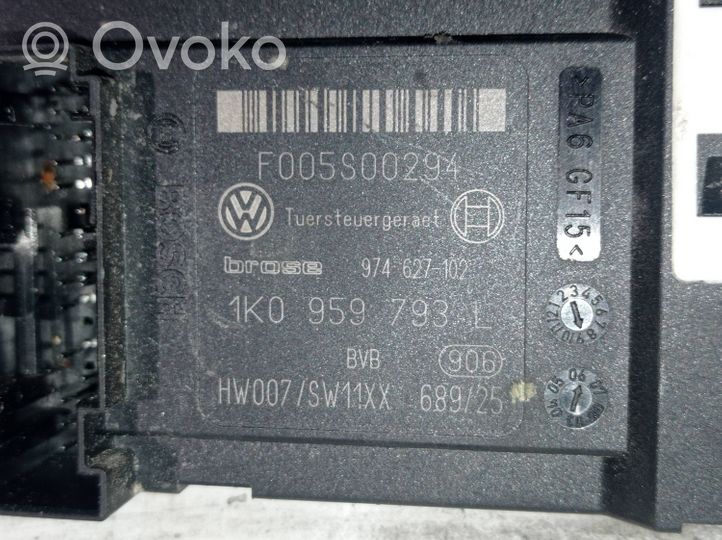 Volkswagen Jetta V Motorino alzacristalli della portiera anteriore 1K0959793L