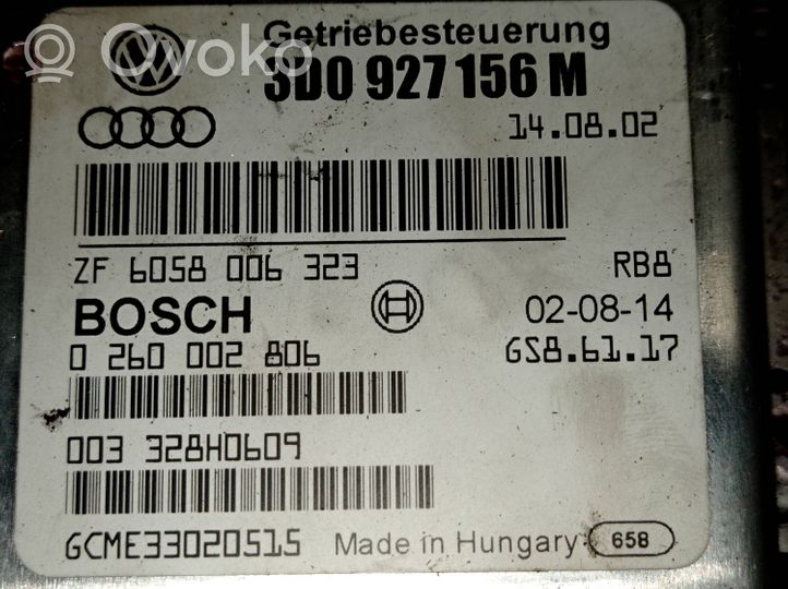 Volkswagen Phaeton Pavarų dėžės valdymo blokas 3D0927156M