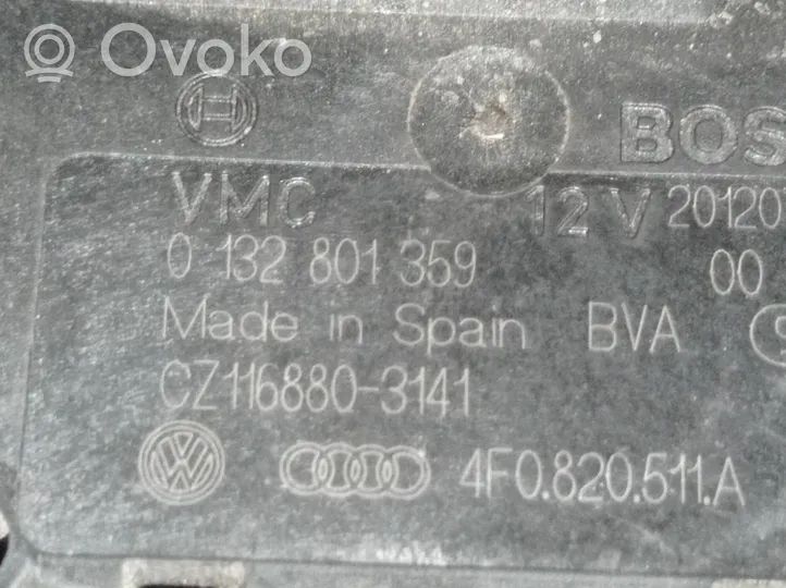 Audi A6 S6 C6 4F Tuloilmaventtiilin käyttömoottori 4F0820511A