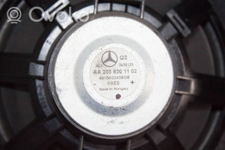 Mercedes-Benz CLC CL203 Altoparlante portiera anteriore A2038201102