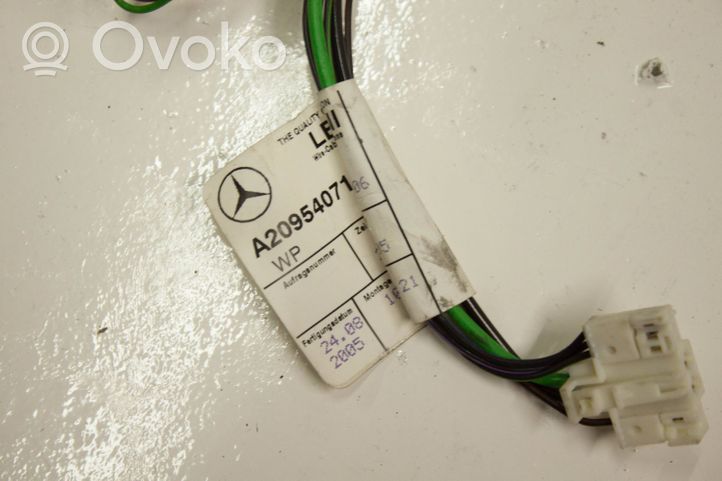 Mercedes-Benz CLK A209 C209 Wiązka przewodów drzwi przednich A2095407105