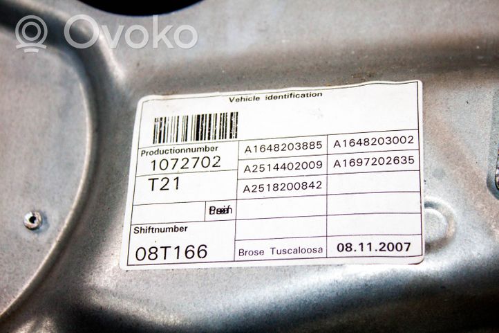 Mercedes-Benz R W251 Elektryczny podnośnik szyby drzwi przednich a2514402009