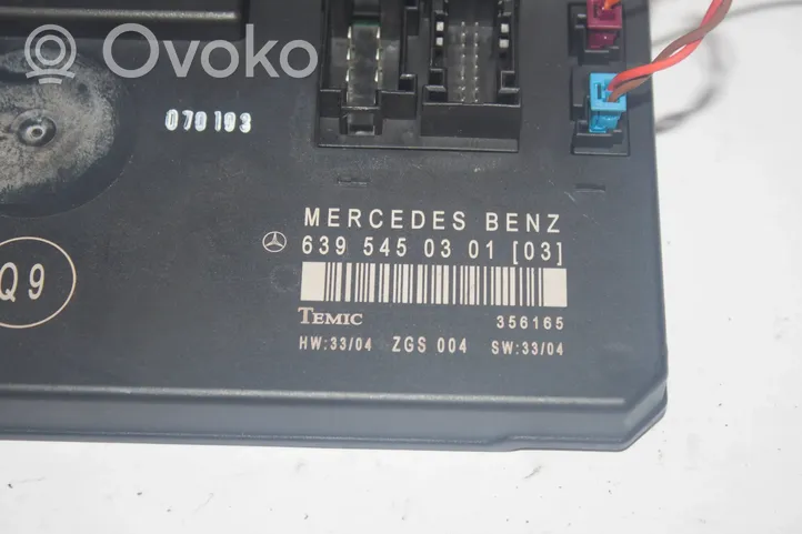 Mercedes-Benz Vito Viano W639 Modulo fusibile A6395450301