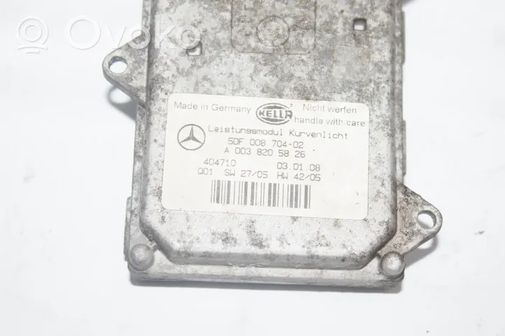 Mercedes-Benz R W251 Moduł poziomowanie świateł Xenon A0038205826