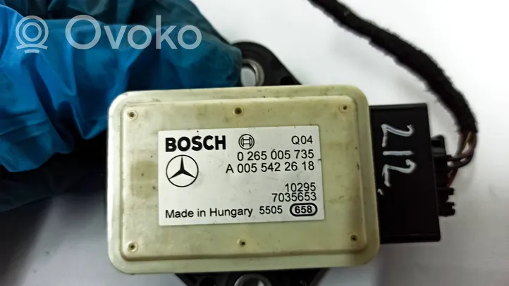 Mercedes-Benz E W212 Czujnik przyspieszenia ESP A0055422618