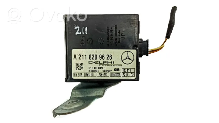 Mercedes-Benz E W211 Centralina/modulo allarme A2118209626