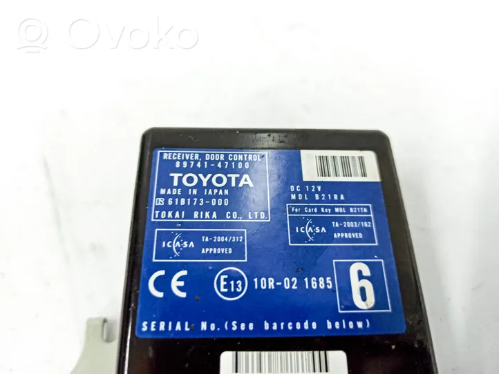 Toyota Prius (XW20) Centralina/modulo portiere 8974147100