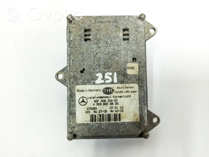 Mercedes-Benz R W251 Module de ballast de phare Xenon A0038205826