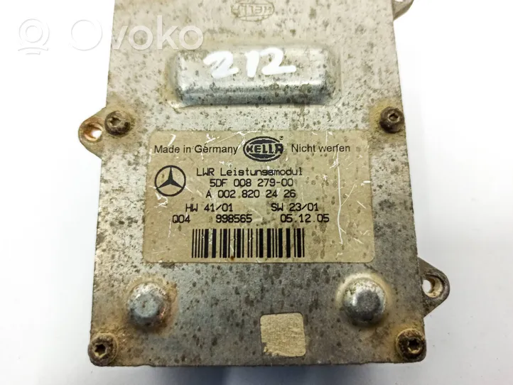 Mercedes-Benz E W212 Module de ballast de phare Xenon A0028202426