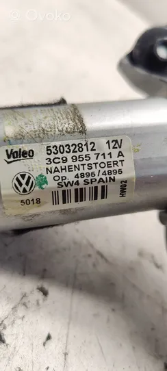 Volkswagen PASSAT B6 Moteur d'essuie-glace arrière 3c9955711A