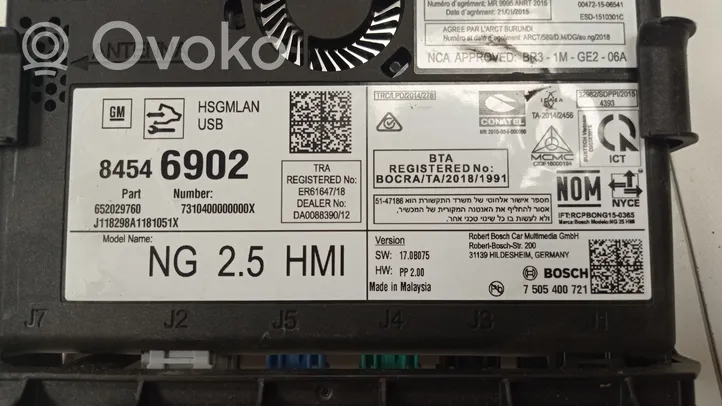 Buick Encore I Navigacijos (GPS) valdymo blokas 84546902