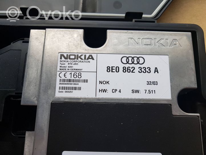 Audi A6 S6 C5 4B Puhelimen käyttöyksikkö/-moduuli 8E0862333A