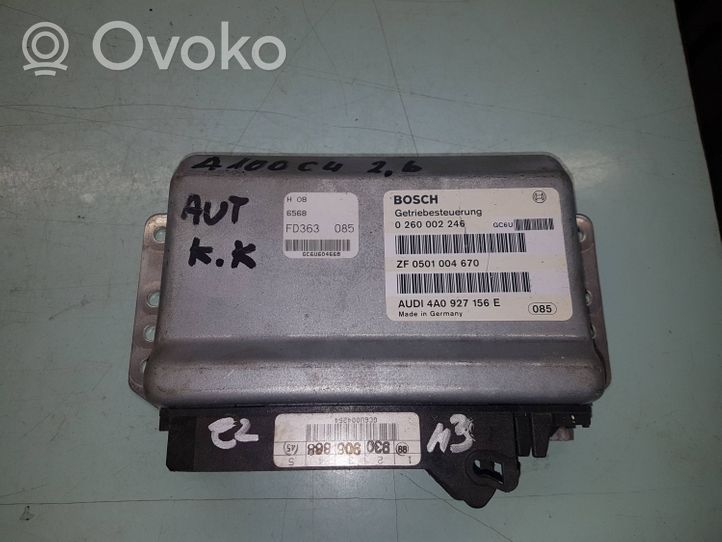 Audi 100 S4 C4 Unidad de control/módulo de la caja de cambios 4A0927136E