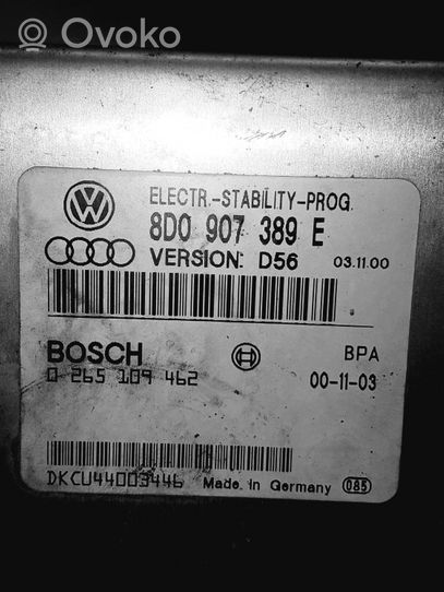 Audi A6 S6 C5 4B Aktiivijousituksen ohjainlaite (ESP) 8D0907389E