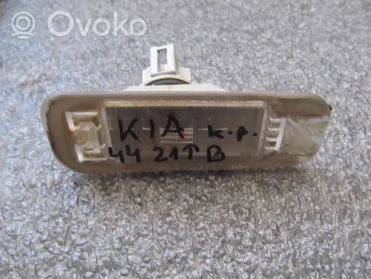 KIA Rio Lampa oświetlenia tylnej tablicy rejestracyjnej 925011G07L