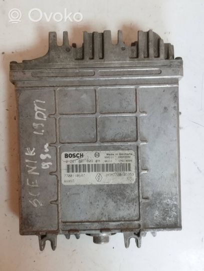 Renault Scenic I Sterownik / Moduł ECU 7700110647