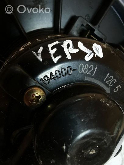 Toyota Yaris Verso Ventola riscaldamento/ventilatore abitacolo 1940000821