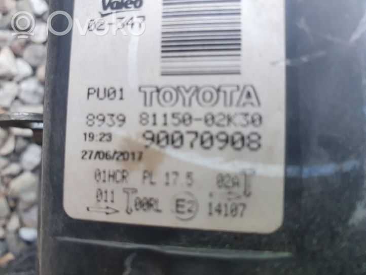 Toyota Auris E180 Ajovalojen korkeuden säätömoottori 8115002K30