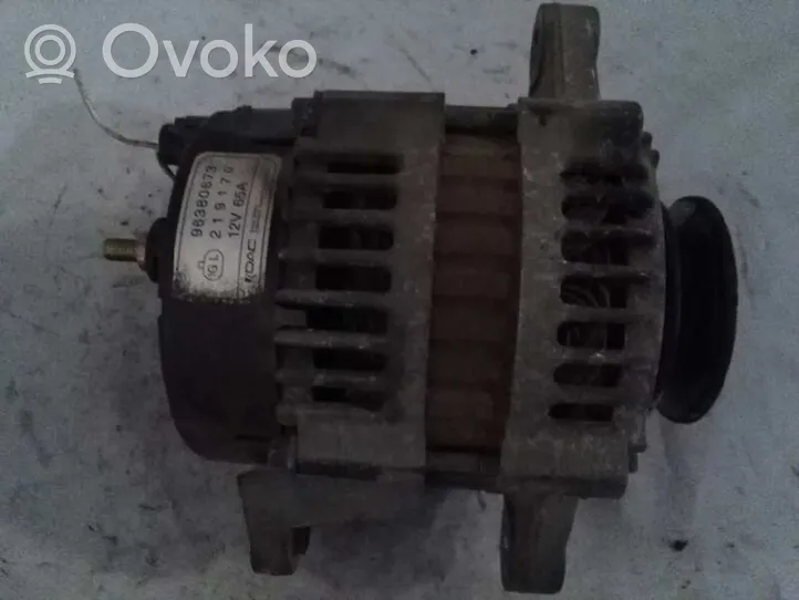 Chevrolet Matiz Generator/alternator 96380673