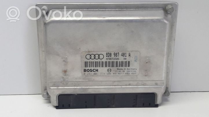 Audi A4 S4 B5 8D Sterownik / Moduł ECU 8D0907401A