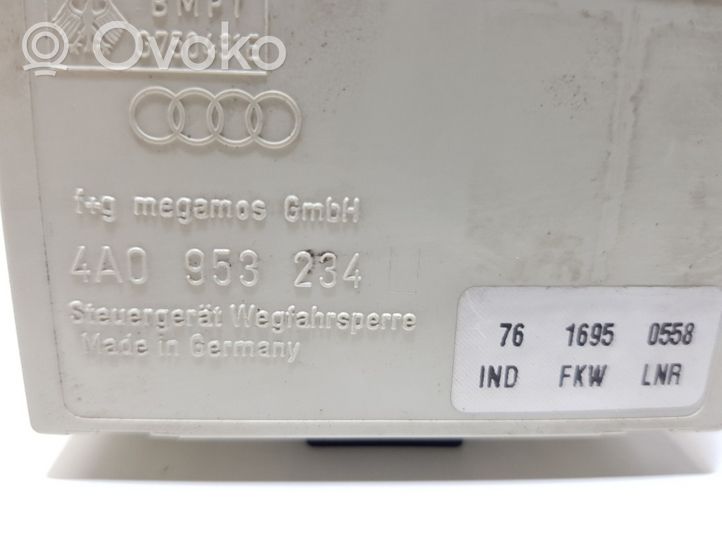 Audi A6 S6 C4 4A Imobilaizera vadības bloks 4A0953234