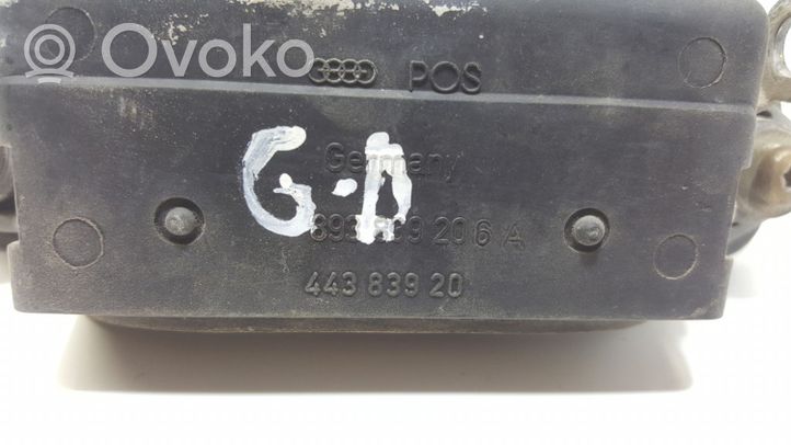 Audi 80 90 B3 Klamka zewnętrzna drzwi tylnych 893839206A