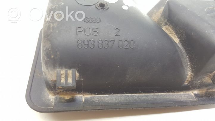 Audi 80 90 B3 Galinė atidarymo rankenėlė vidinė 893837020