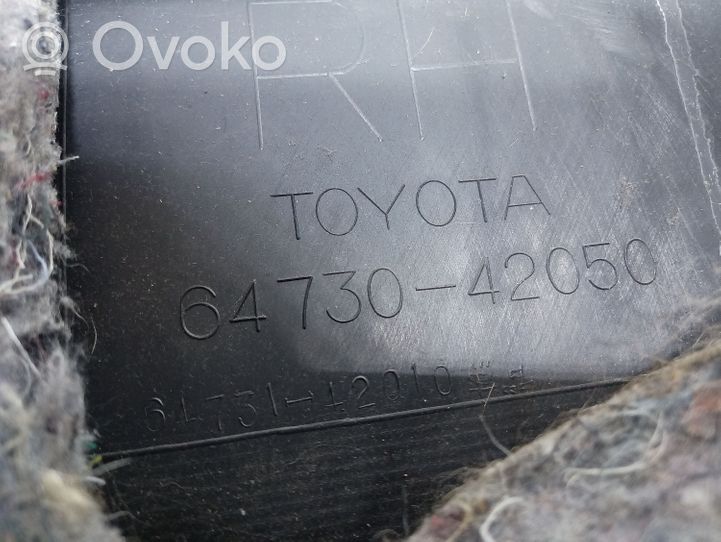 Toyota RAV 4 (XA20) Sānu dekoratīvās apdares panelis 6473042050